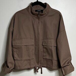 MINE Utility Jacket Size L in Brown color